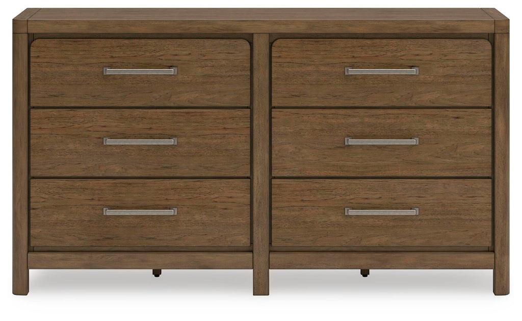 Cabalynn Dresser in Light Brown, front view