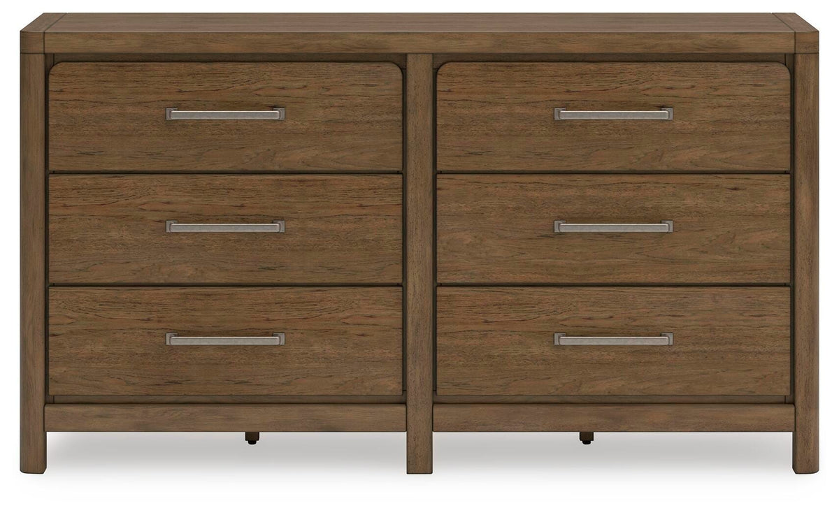 Cabalynn Dresser in Light Brown, front view