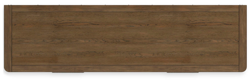 Cabalynn Dresser in Light Brown, top view