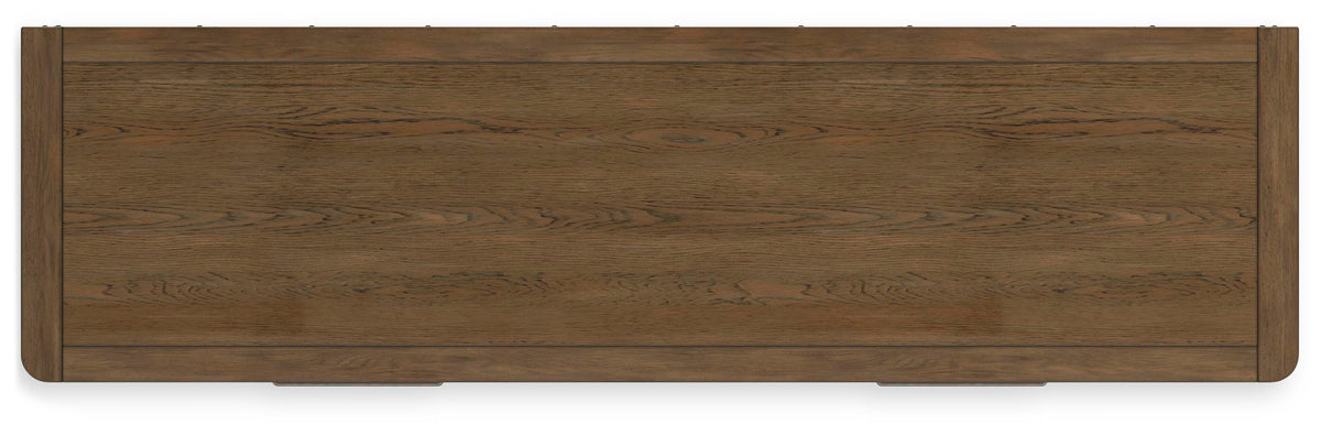 Cabalynn Dresser in Light Brown, top view
