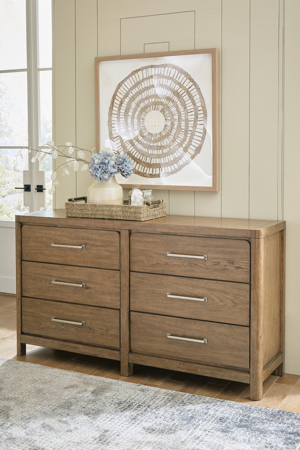 Cabalynn Dresser in Light Brown, alternate view 3