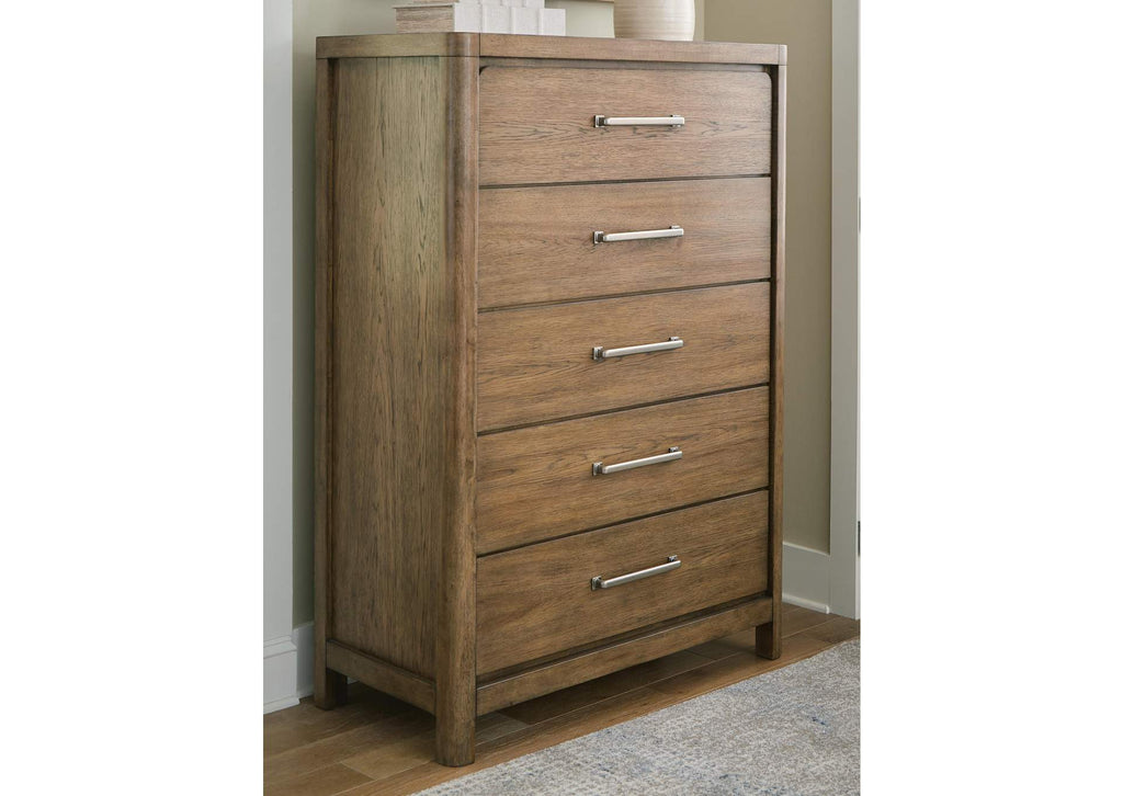Cabalynn California King Panel Bed with Dresser, Chest and Nightstand