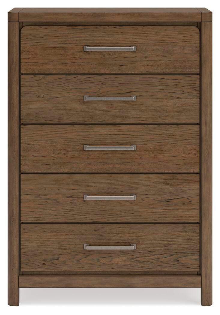 Cabalynn Chest of Drawers in Light Brown, front view