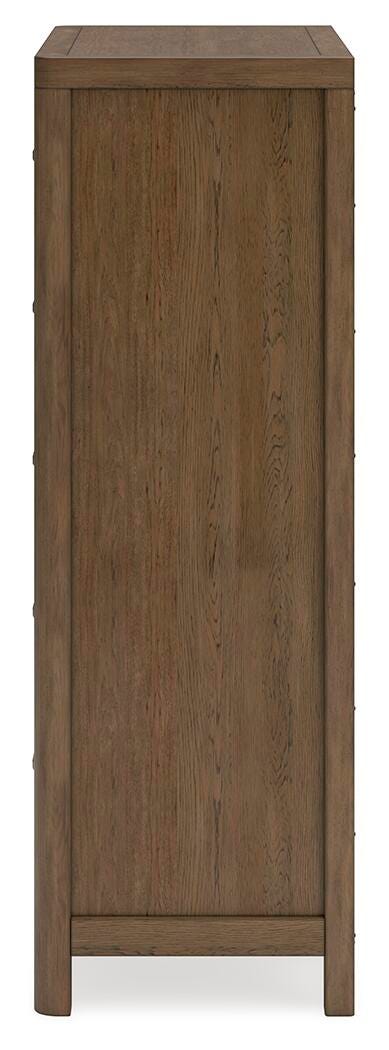 Cabalynn Chest of Drawers in Light Brown, alternate side view