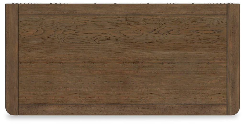 Cabalynn Chest of Drawers in Light Brown, top view