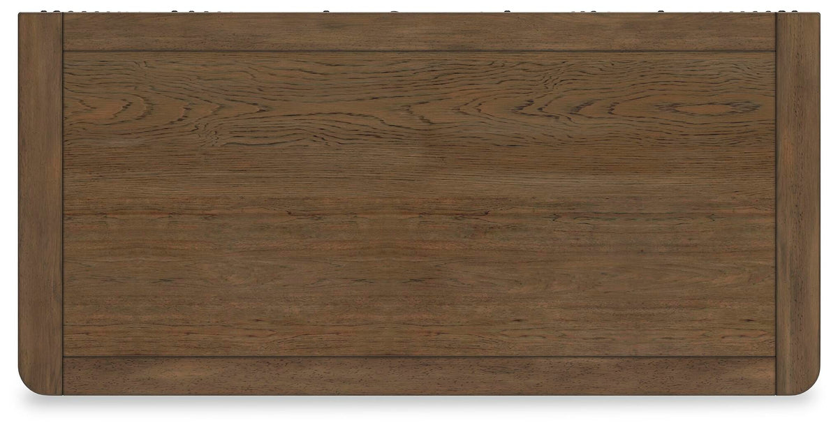 Cabalynn Chest of Drawers in Light Brown, top view