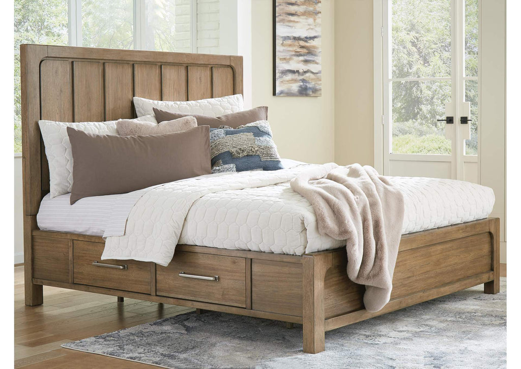 Cabalynn King Panel Bed with Chest and Nightstand