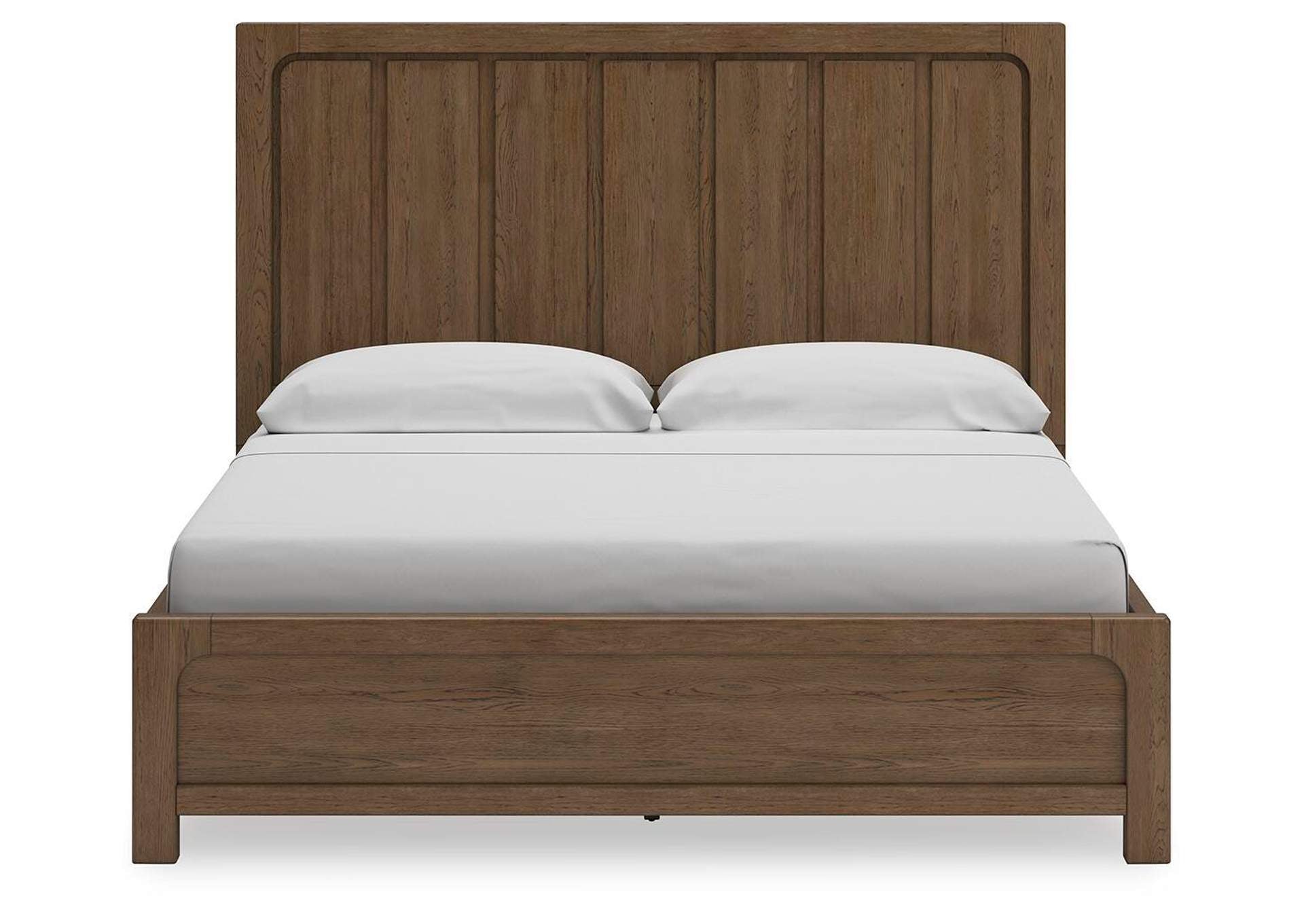 Cabalynn California King Panel Bed with Dresser and Nightstand front view