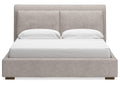 Cabalynn California King Upholstered Bed with Dresser