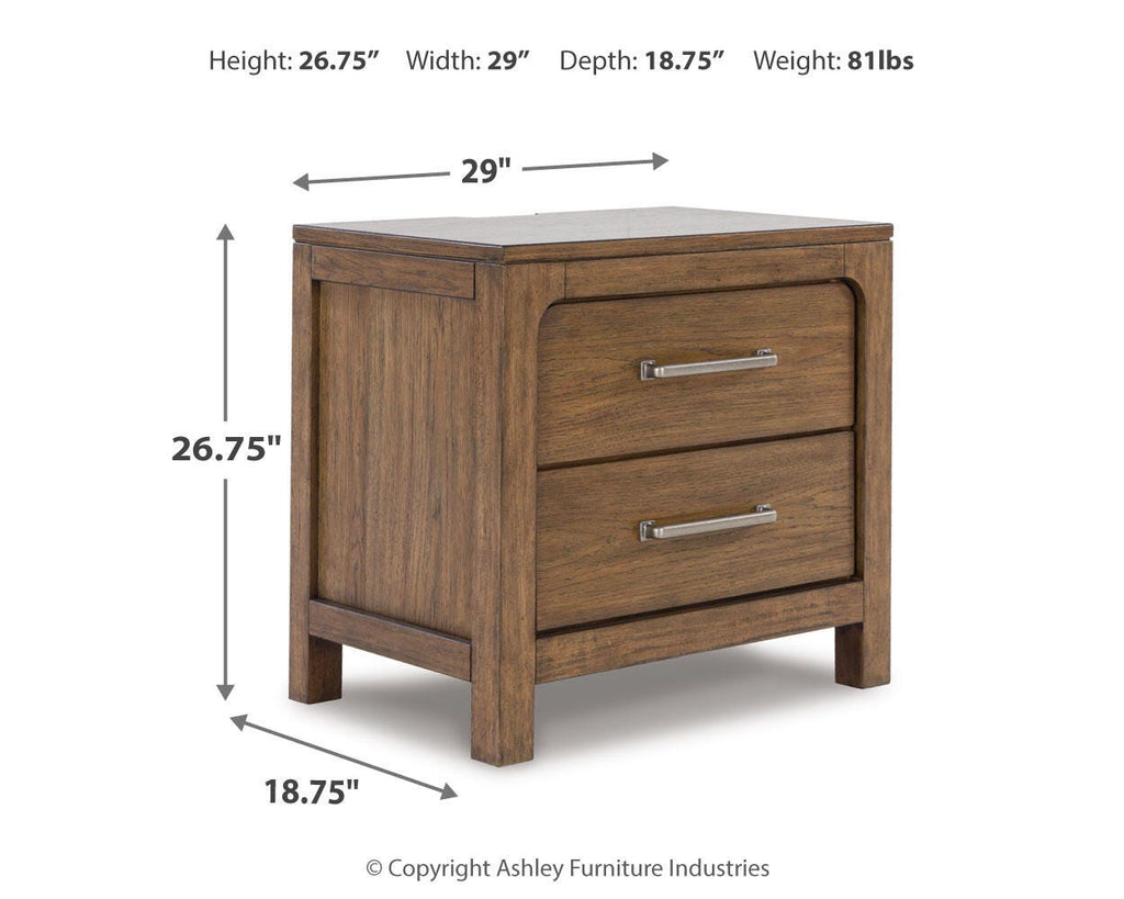 Cabalynn Nightstand in Light Brown, alternate view 14