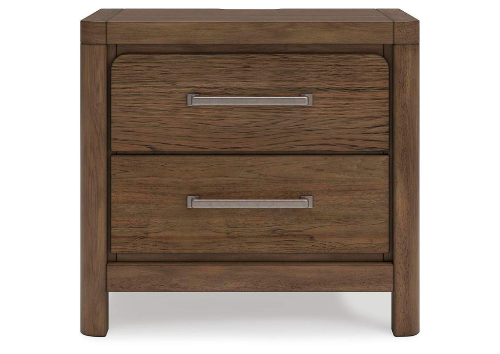 Cabalynn California King Upholstered Bed with Mirrored Dresser, Chest and Nightstand