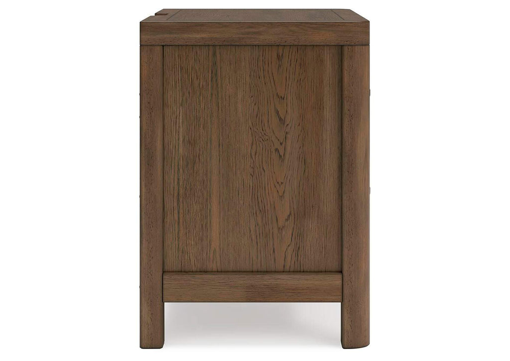 Cabalynn King Panel Bed with Dresser and Nightstand side view