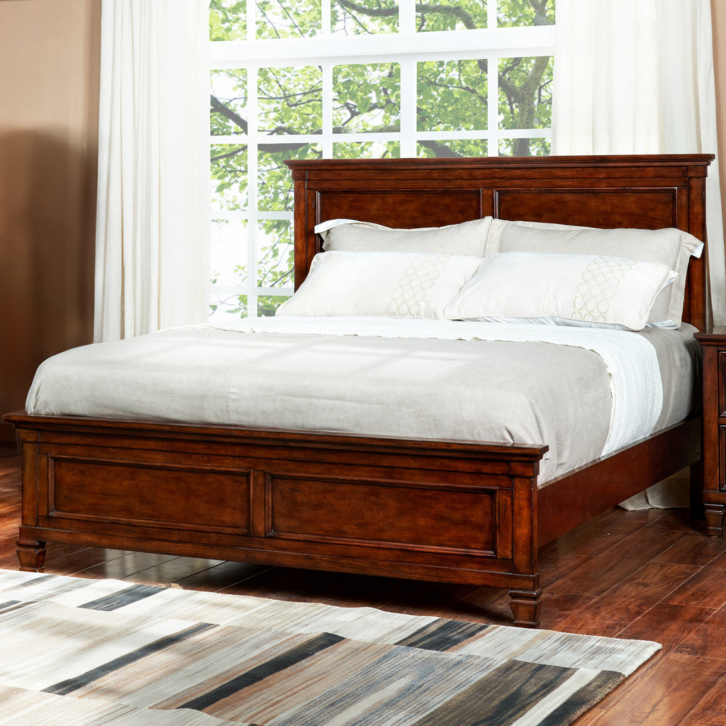 Tamarack King Bed - Brn Cher