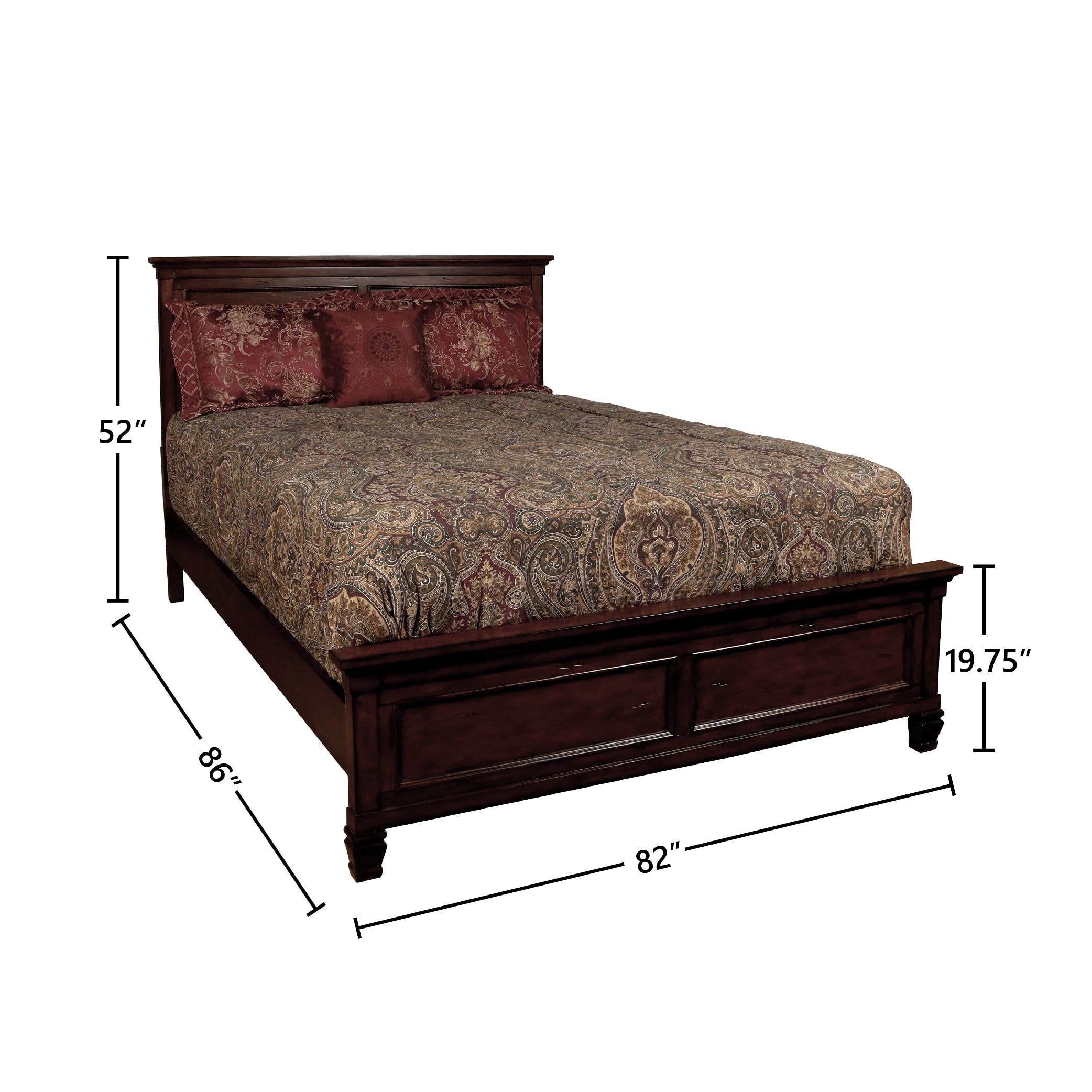Tamarack Queen Bed - Brn Cherry