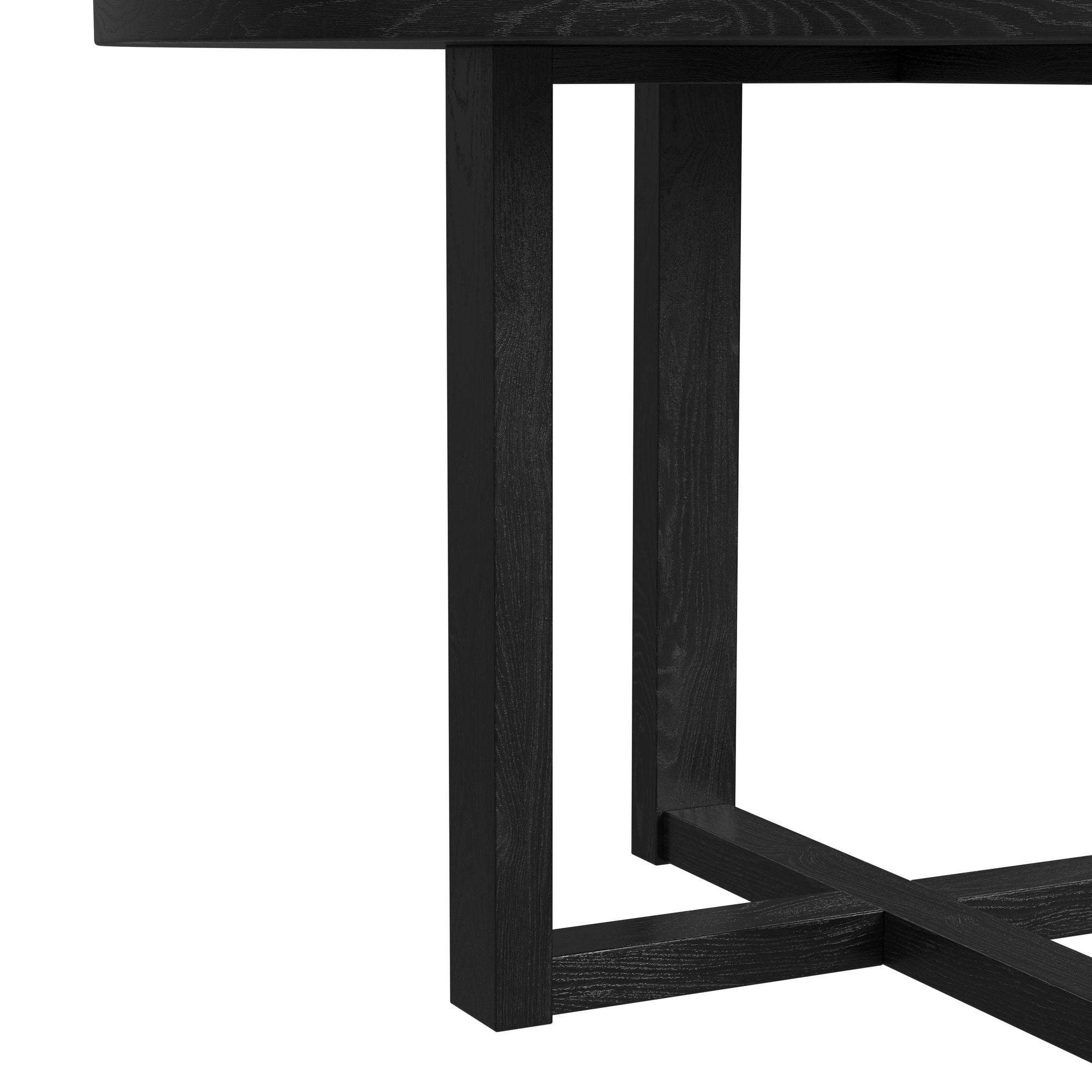 Bahama Breeze 47.5" Round Dining Table In Black