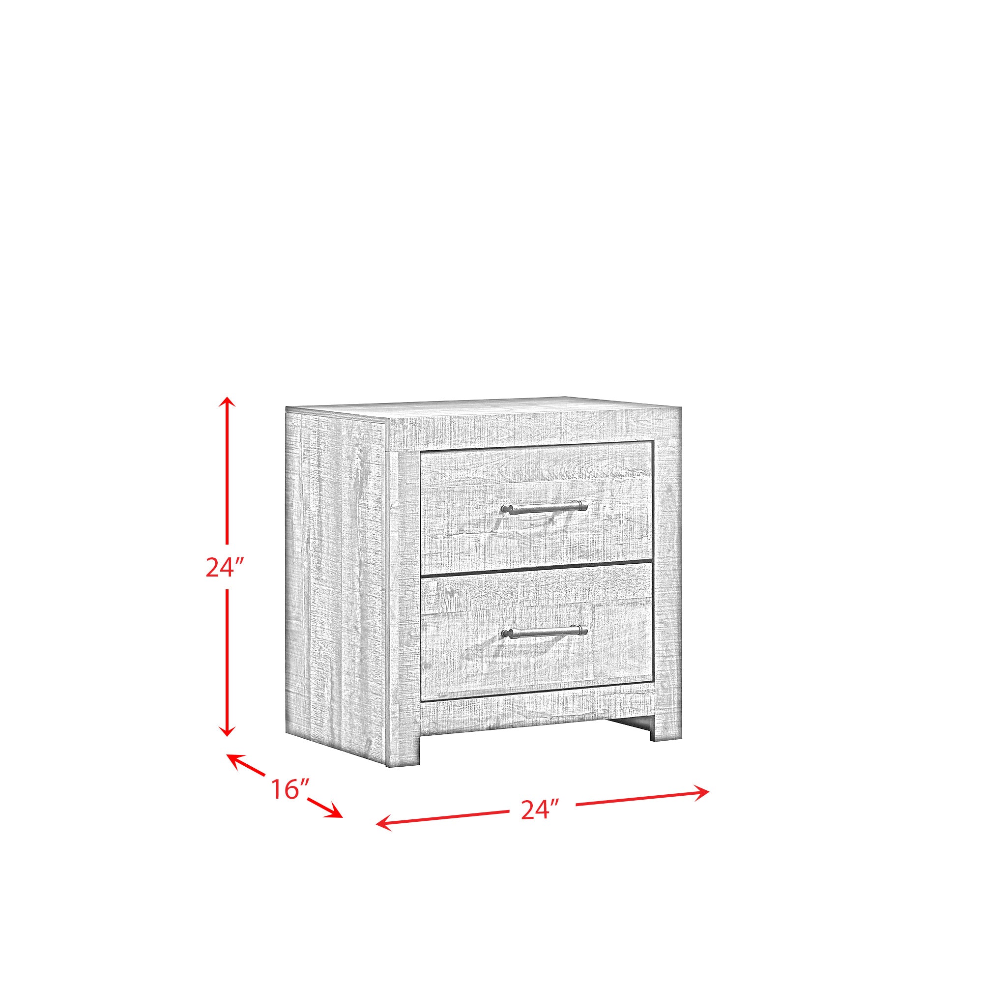 Bailey Nightstand Drift Finish