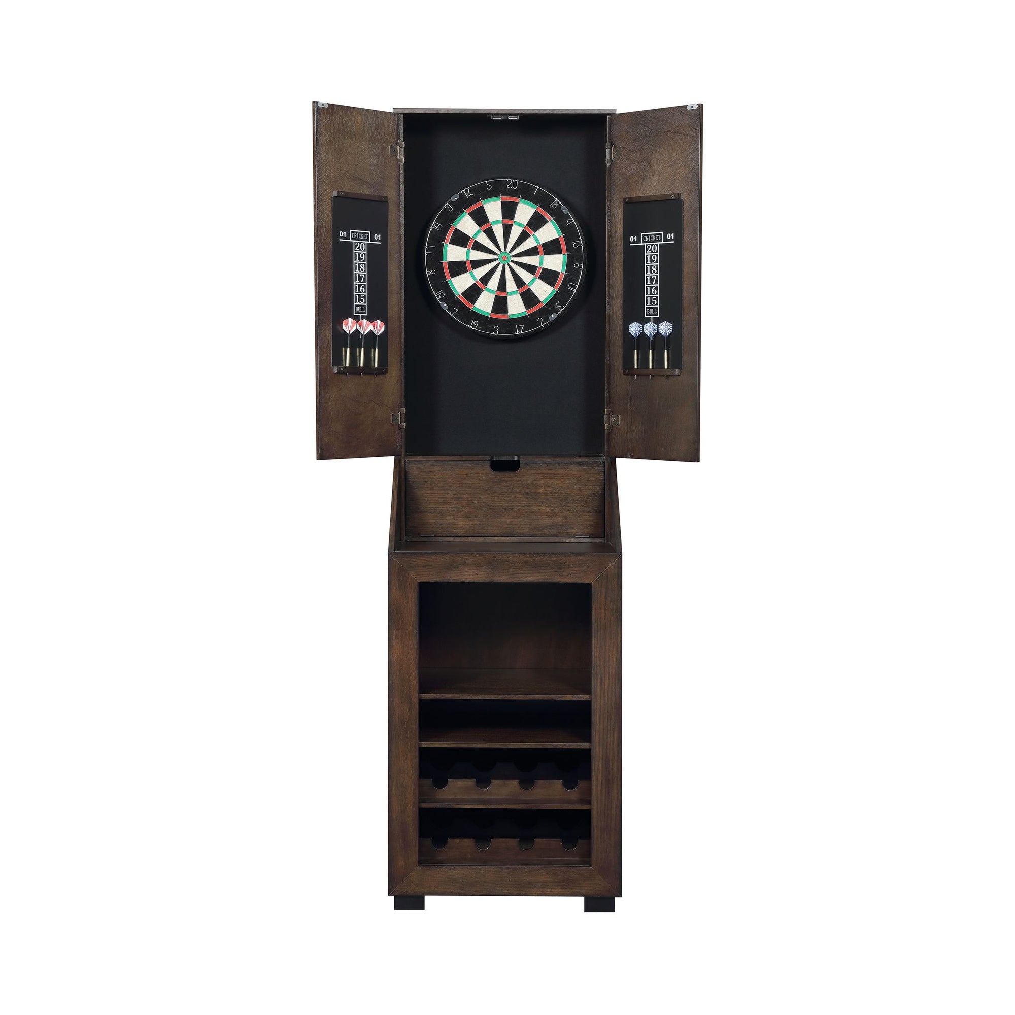 Bones Dartboard Cabinet Ssg-120405 Cabinet With Dartboard