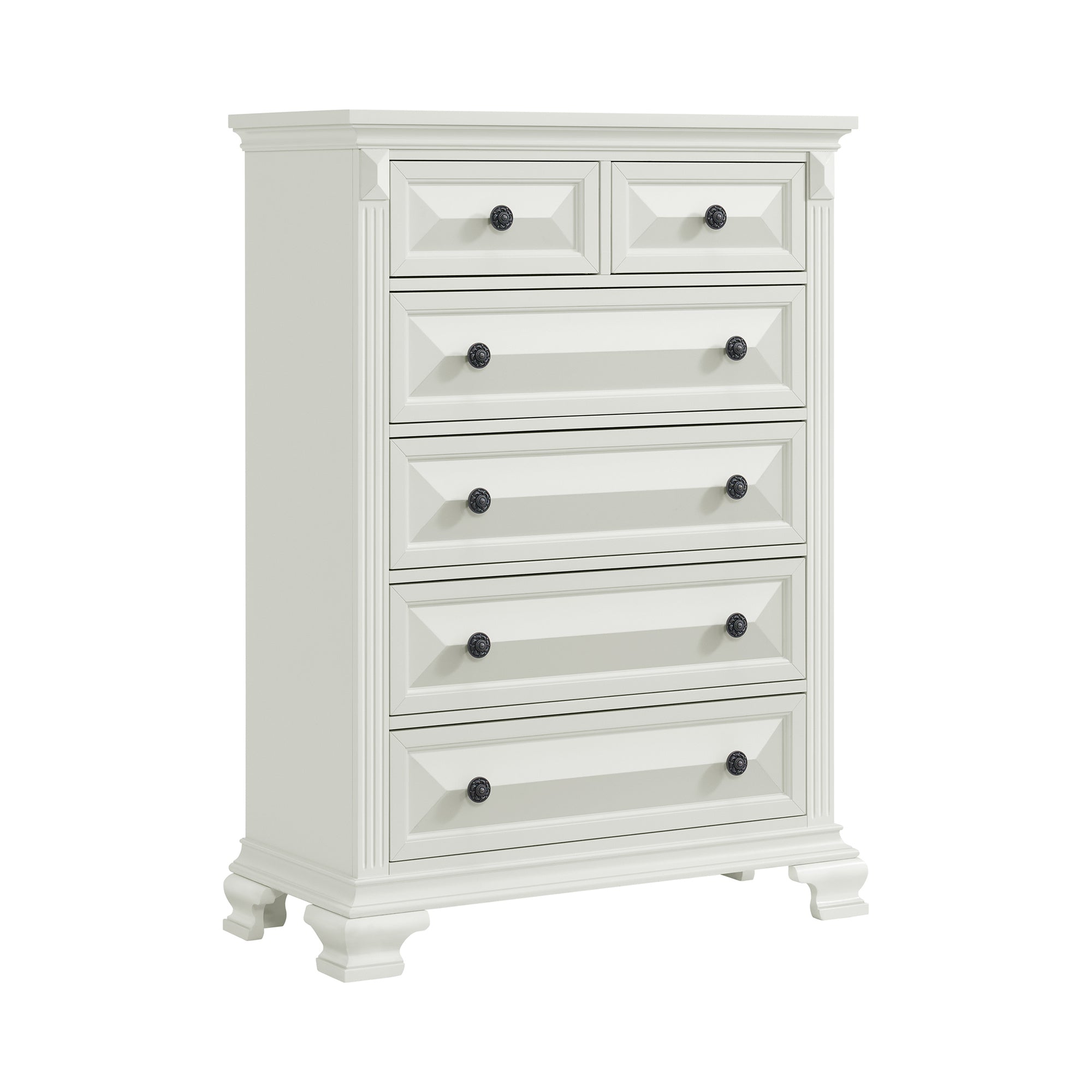 Bridgestone 6-Drawer Chest In Antique White