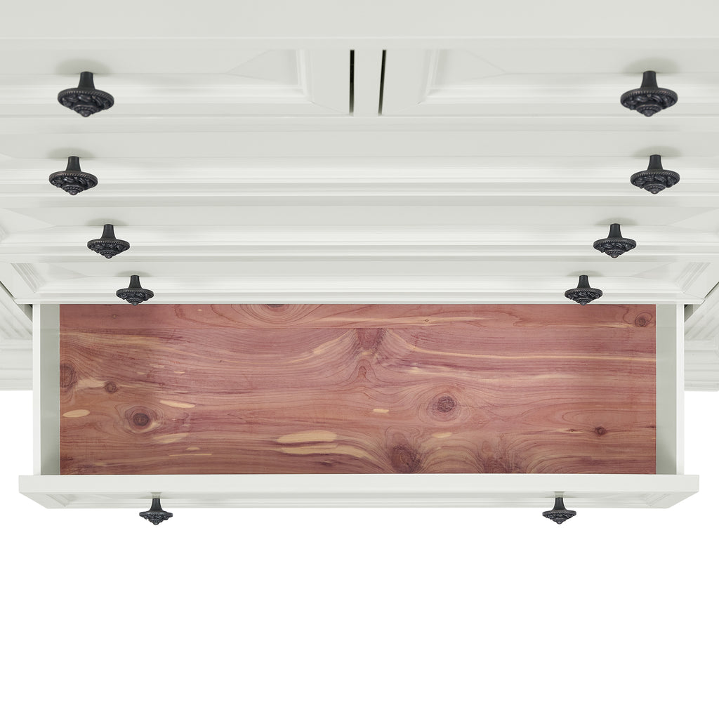 Bridgestone 6-Drawer Chest In Antique White