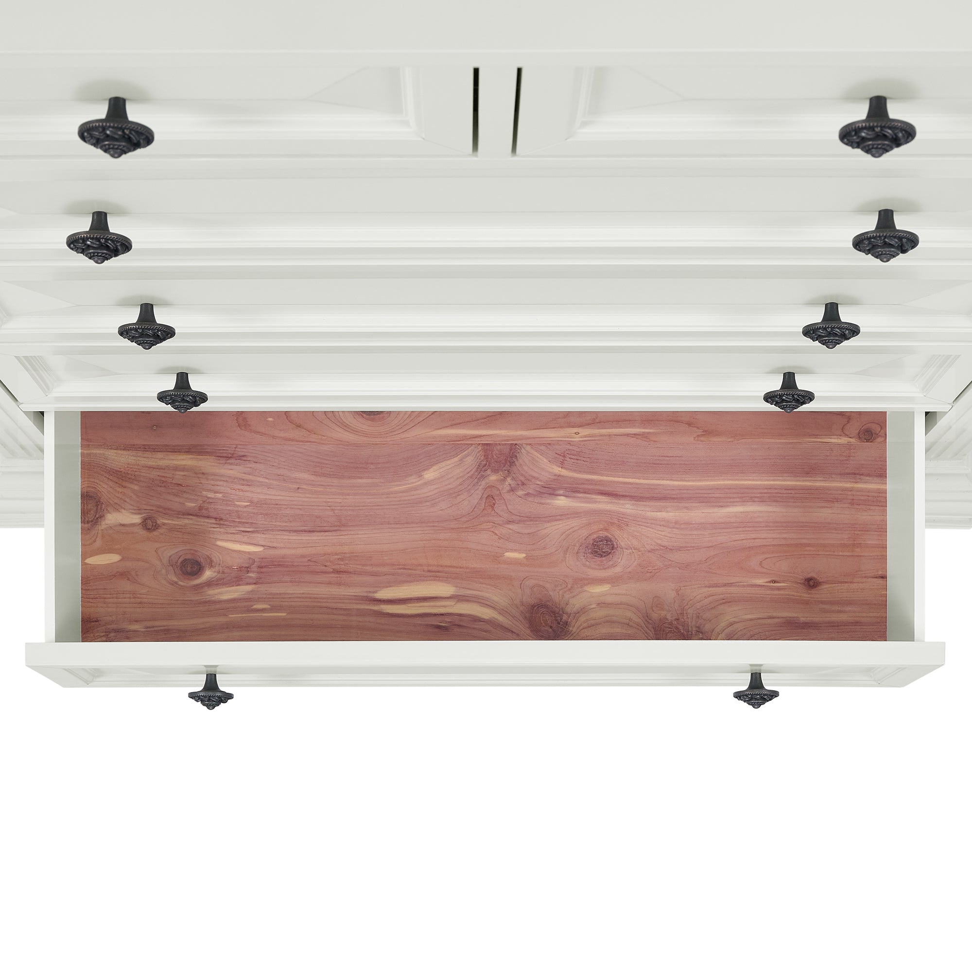 Bridgestone 6-Drawer Chest In Antique White