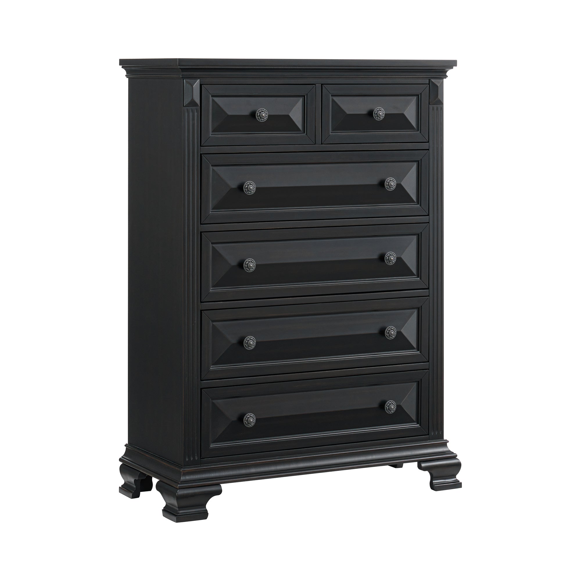 Bridgestone 6-Drawer Chest In Black