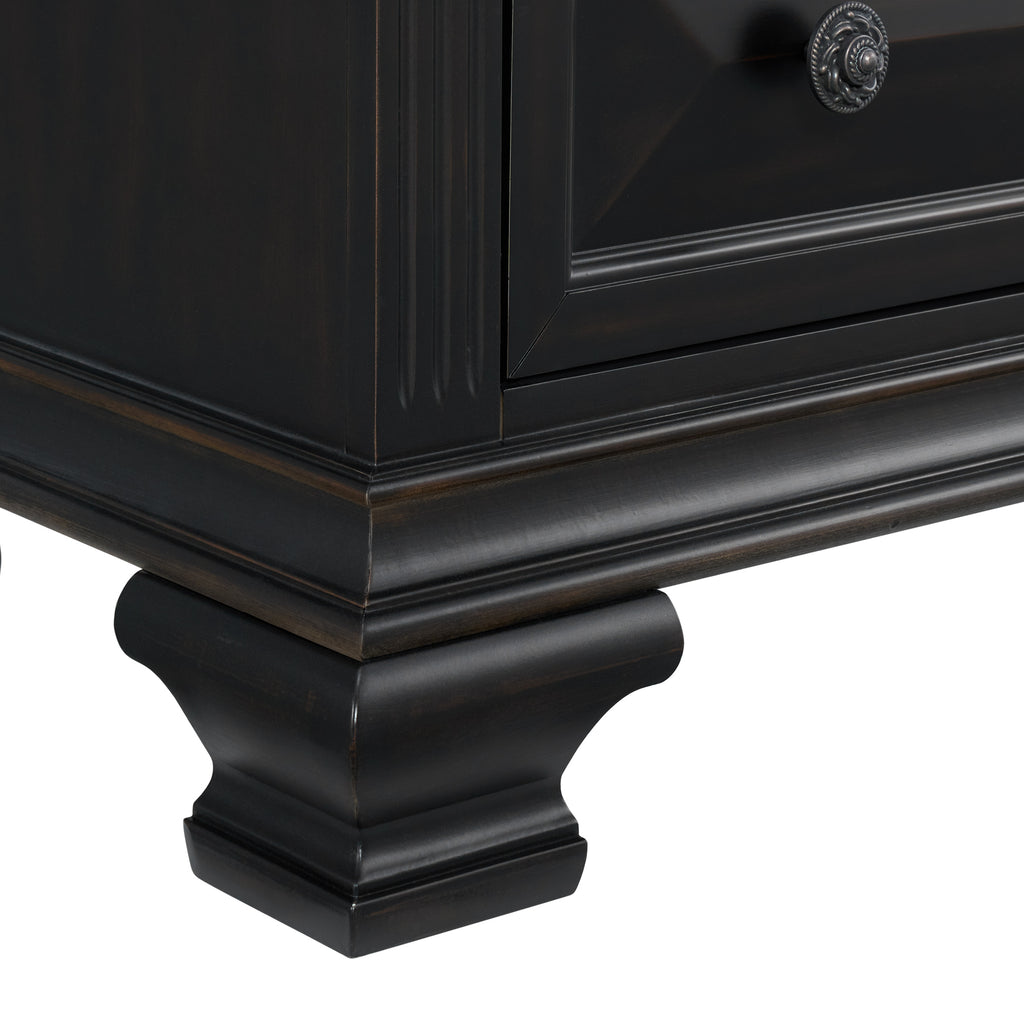 Bridgestone 7-Drawer Dresser In Black