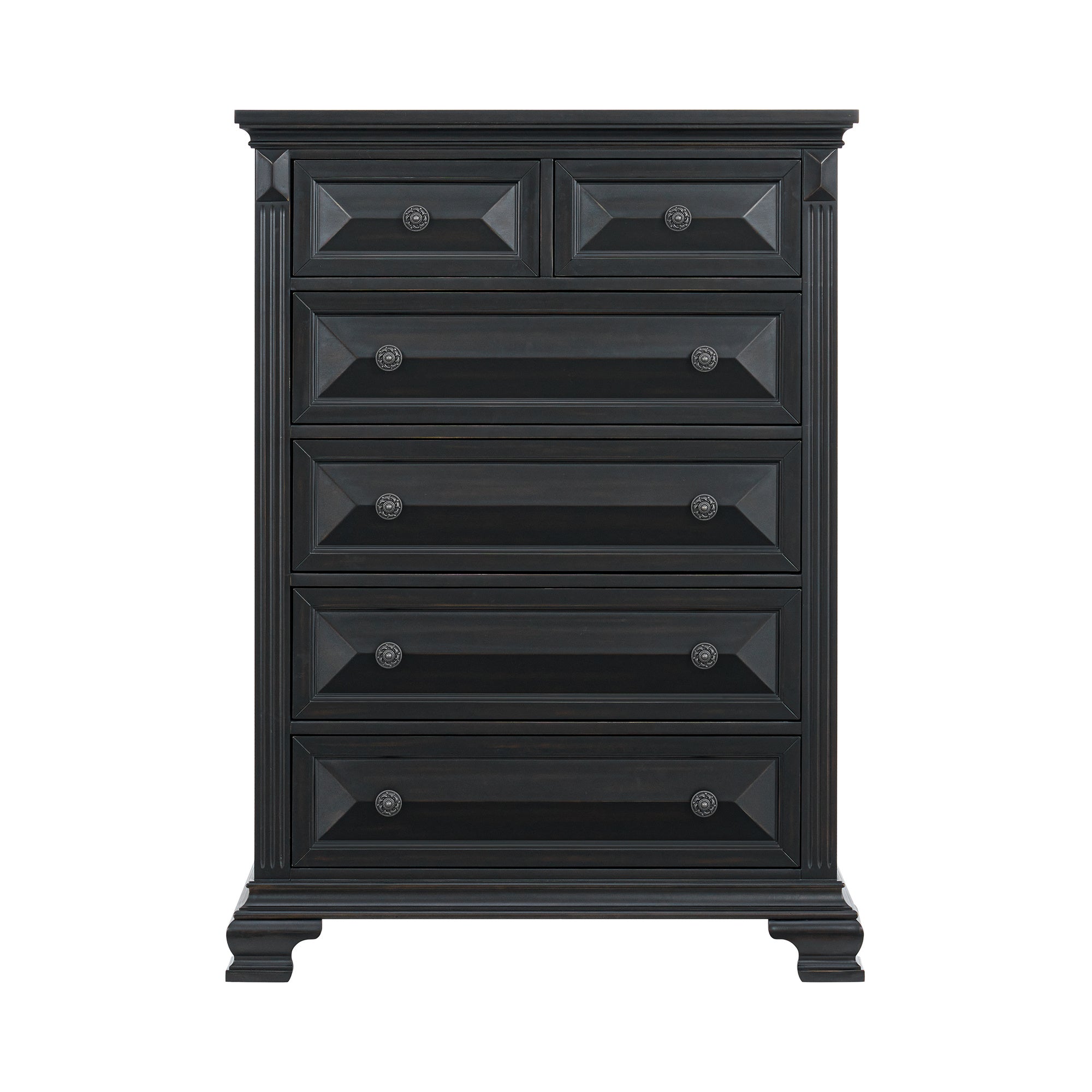Bridgestone 6-Drawer Chest In Black