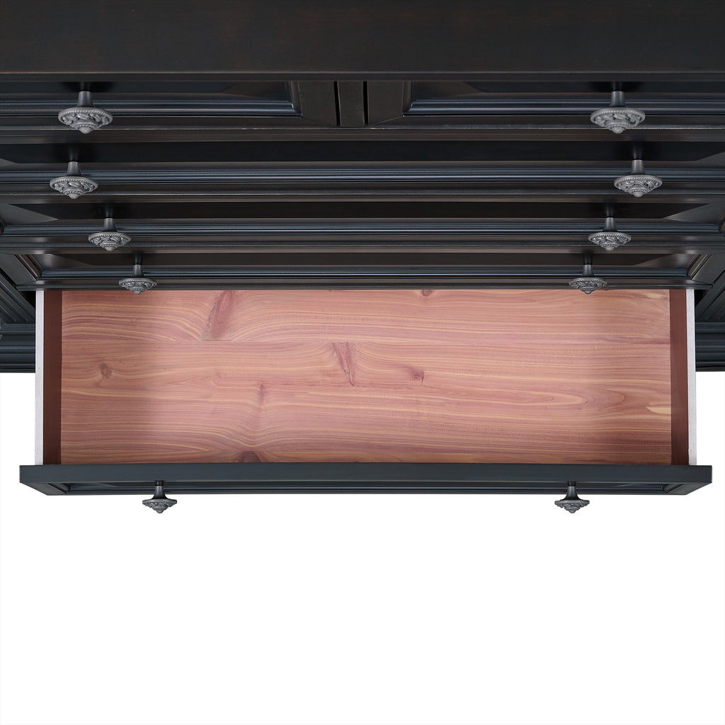 Bridgestone 6-Drawer Chest In Black