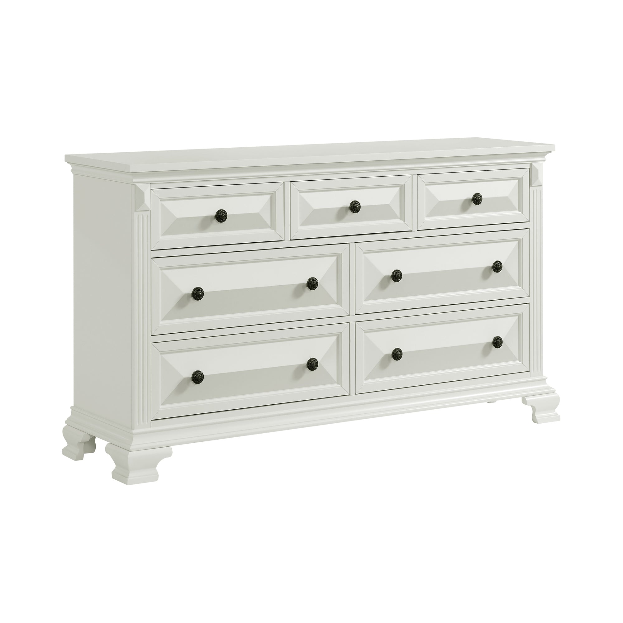 Bridgestone 7-Drawer Dresser In Antique White