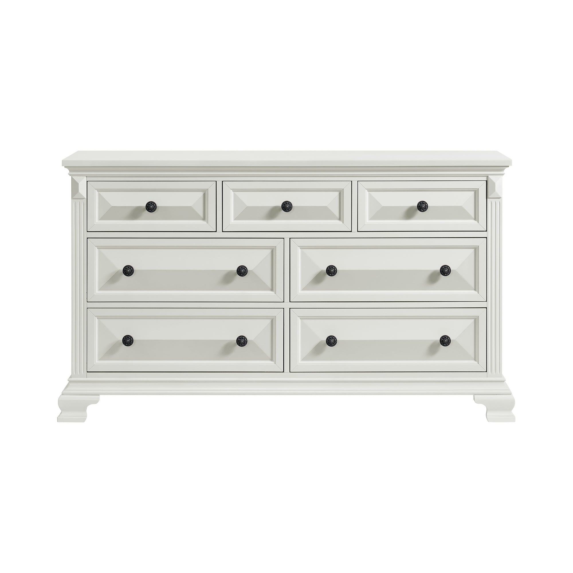 Bridgestone 7-Drawer Dresser In Antique White