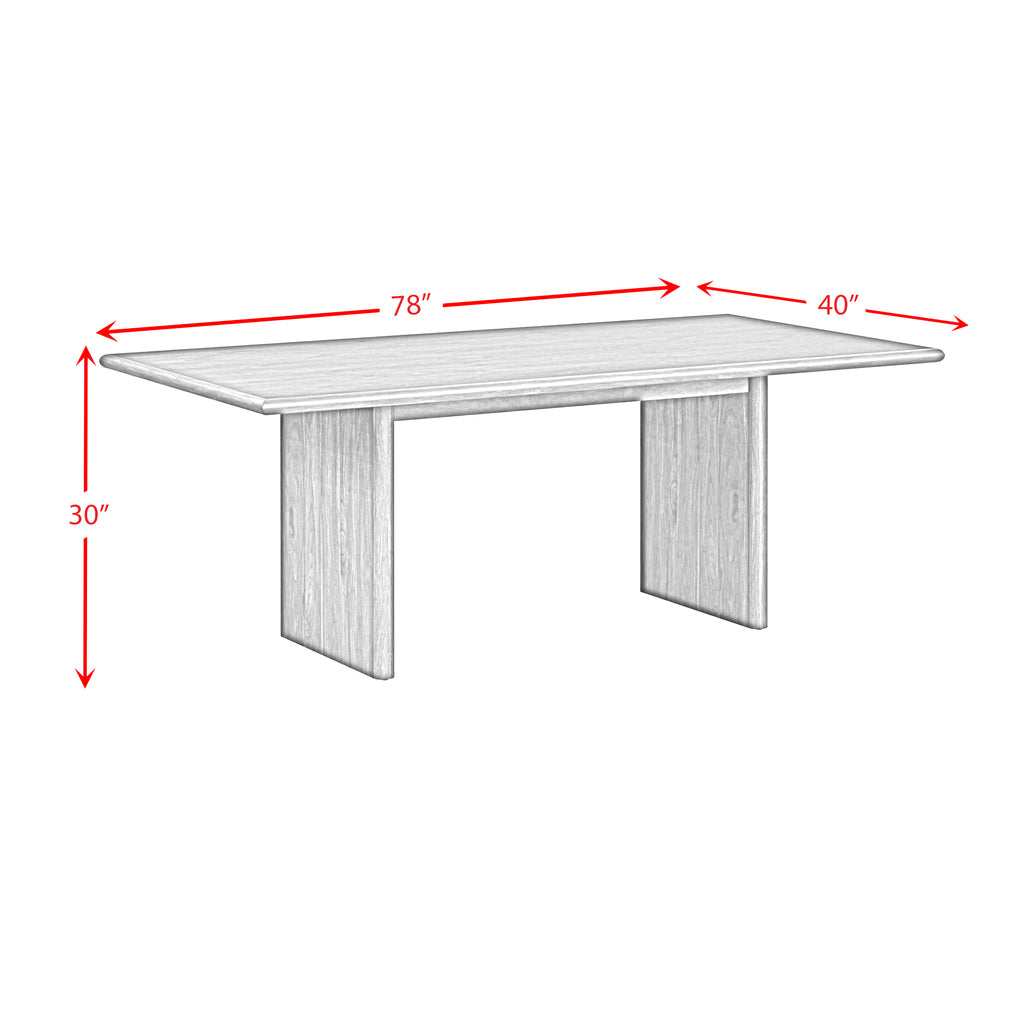 Brisbane Dining Table In Brown