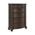 Brunswick 5-Drawer Chest In Mahogany