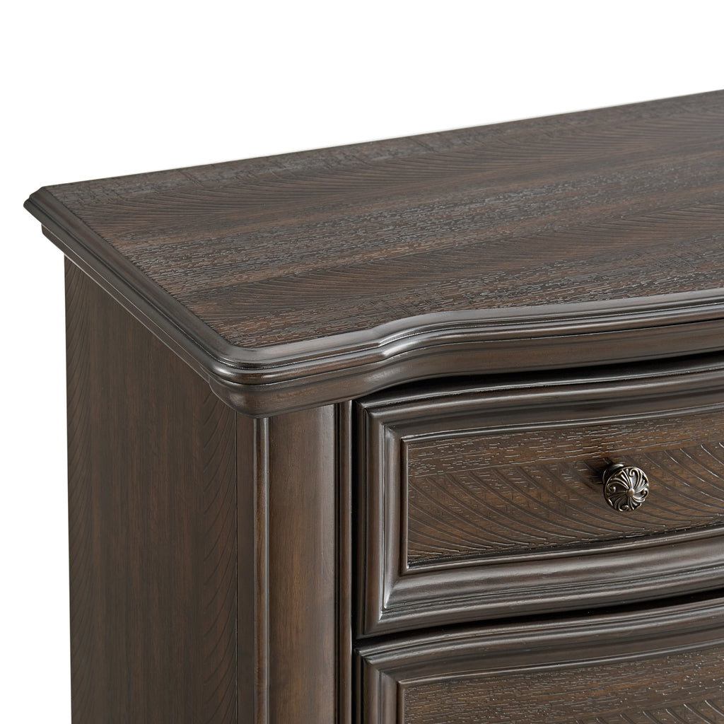Brunswick 5-Drawer Chest In Mahogany