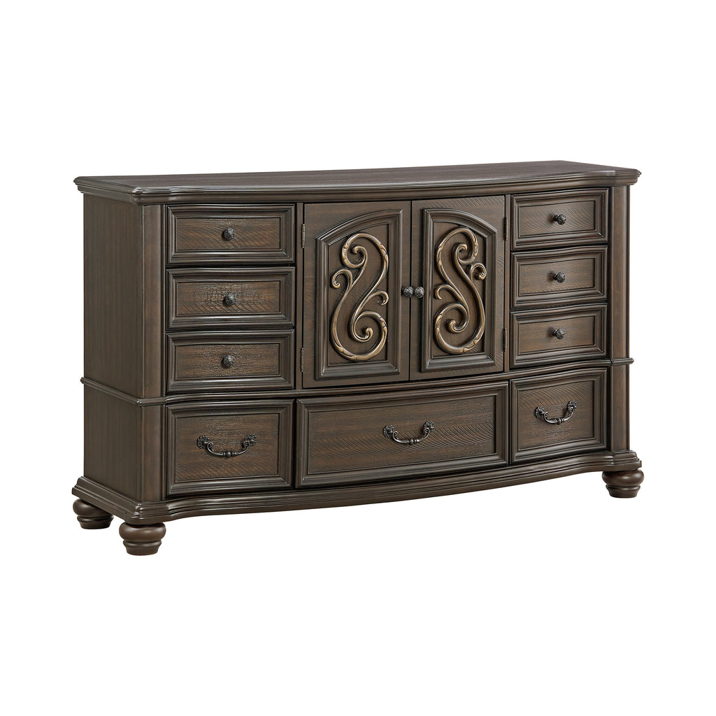 Brunswick 7-Drawer Dresser In Mahogany