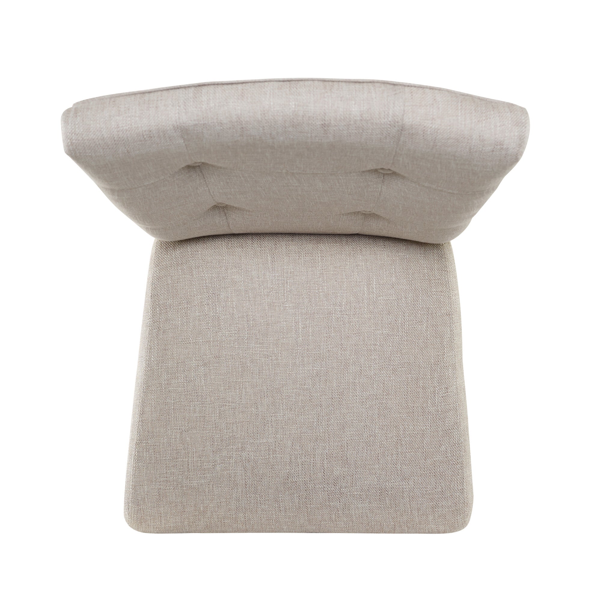 Lexi Tufted Fabric Side Chair In Beige (2 Per Pack)
