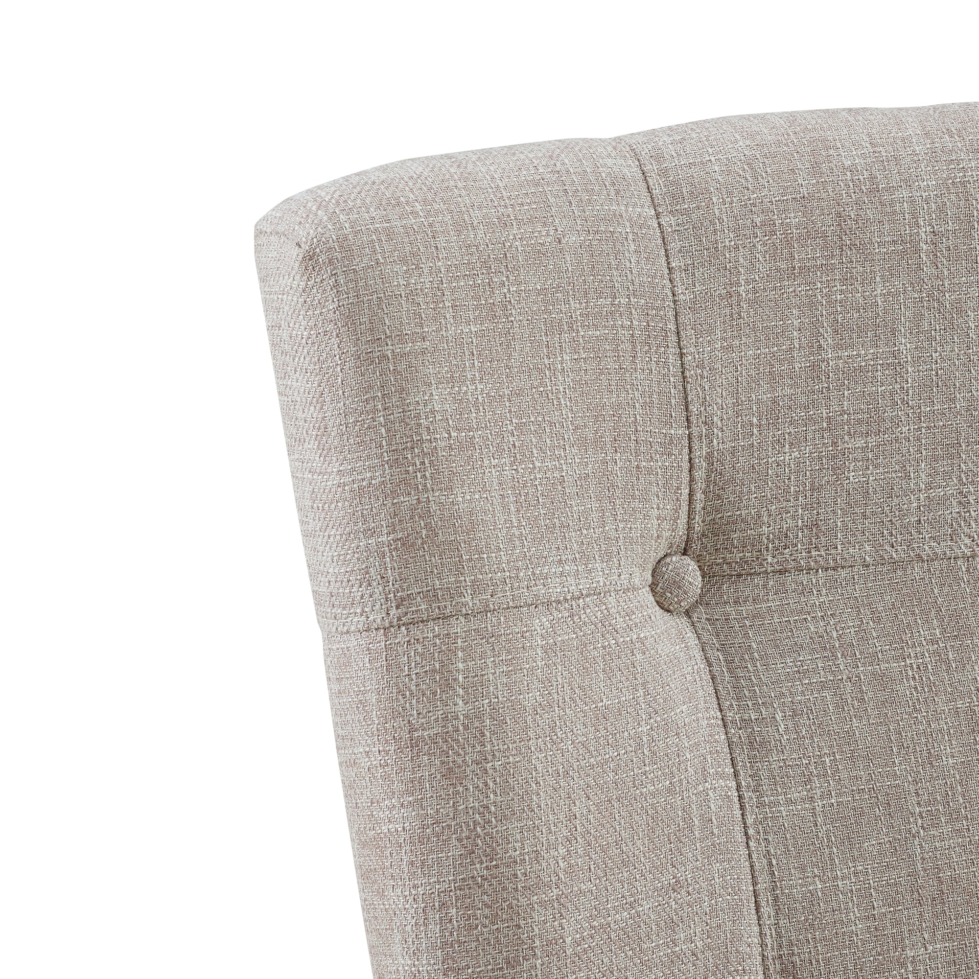 Lexi Tufted Fabric Side Chair In Beige (2 Per Pack)