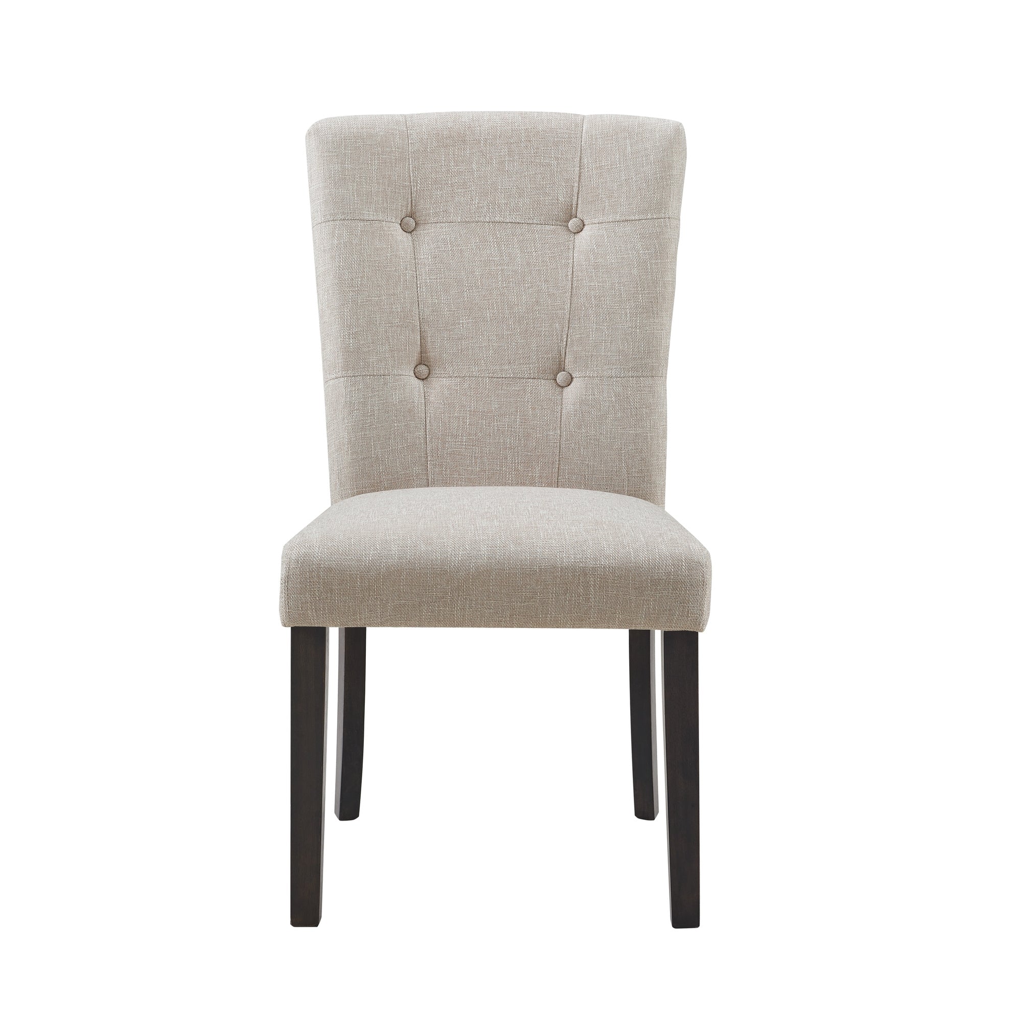 Lexi Tufted Fabric Side Chair In Beige (2 Per Pack)