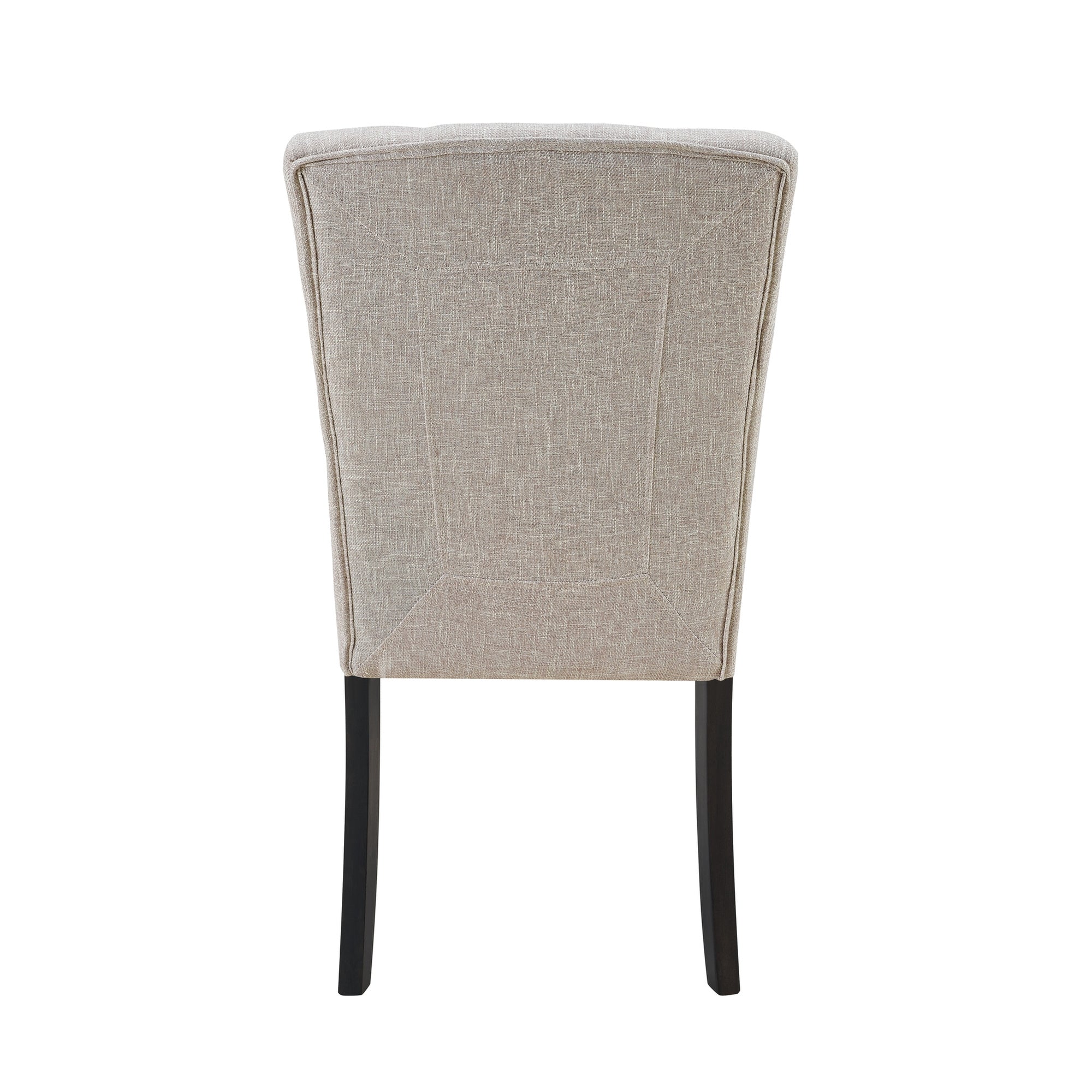 Lexi Tufted Fabric Side Chair In Beige (2 Per Pack)