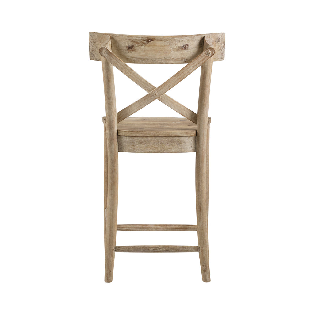 (D680-22) Callista- 24'' Counter Stool- Beach/Natural