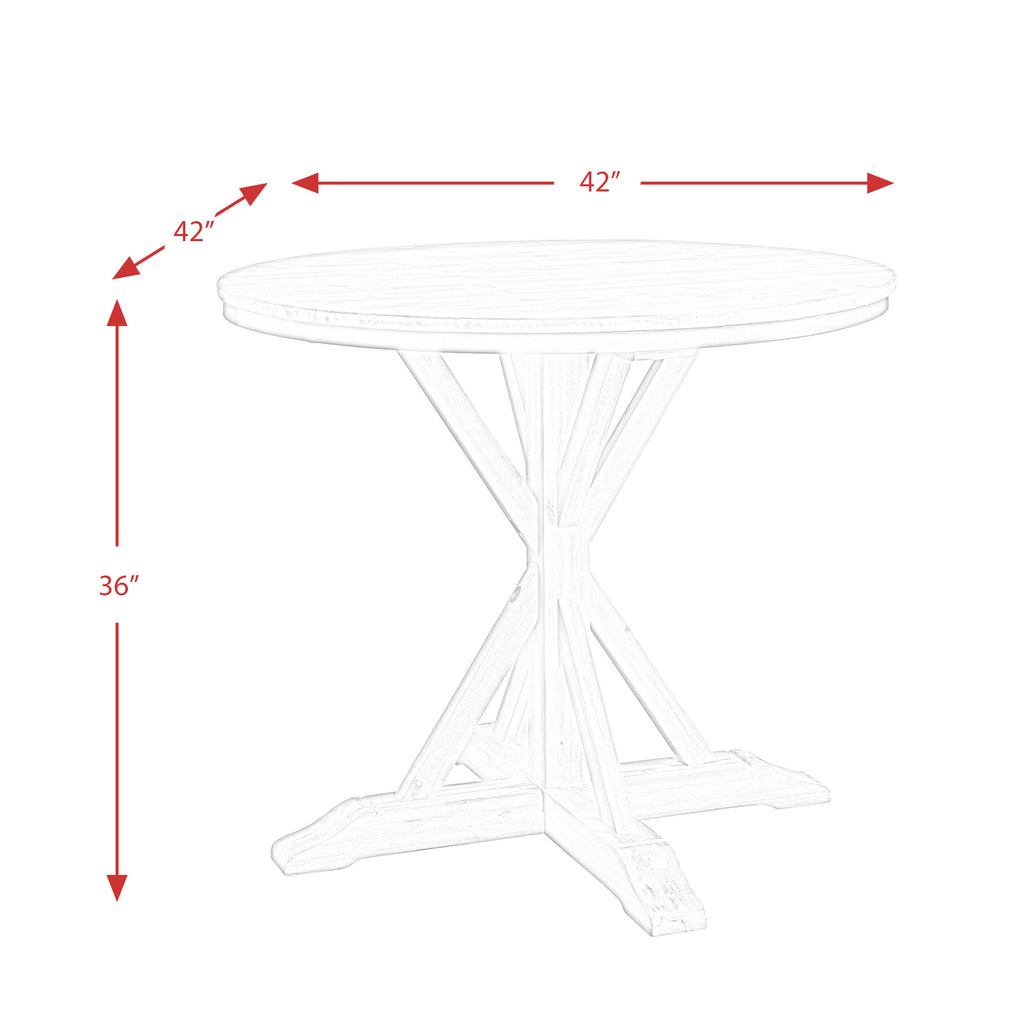 (D680-36) Callista- Counter Height Table- Beach/Natural