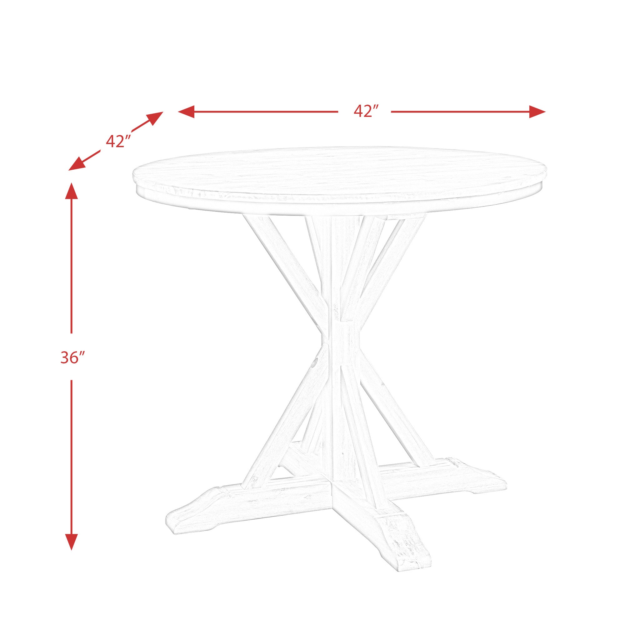 (D680-36) Callista- Counter Height Table- Beach/Natural
