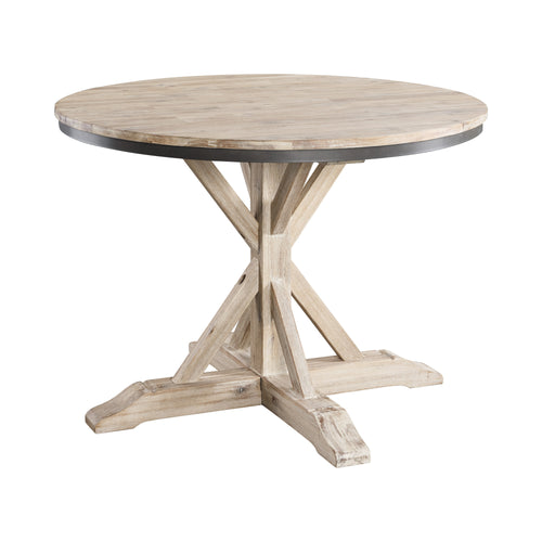 (D680-30) Callista- Round Dining Table- Beach/Natural