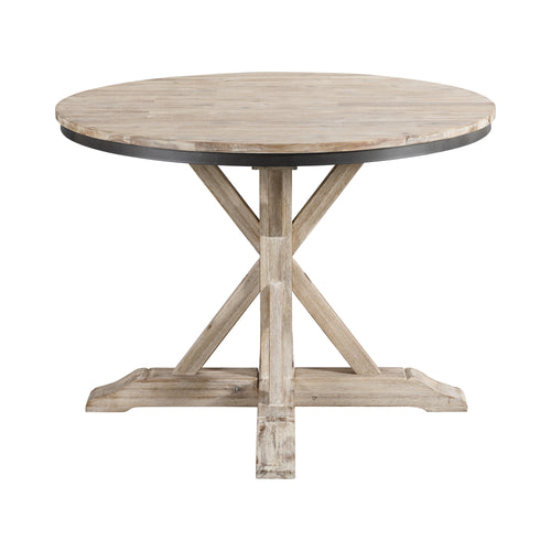 (D680-30) Callista- Round Dining Table- Beach/Natural