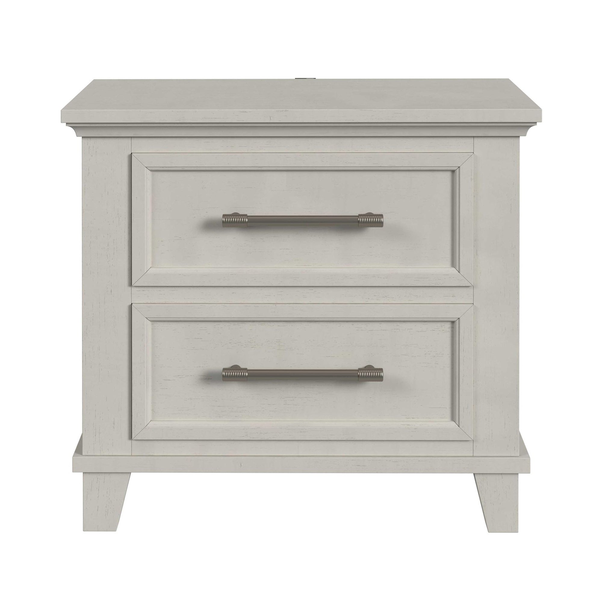 Canterbury 2-Drawer Nightstand With Usb In Ivory
