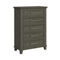 Canterbury 5-Drawer Chest In Grey