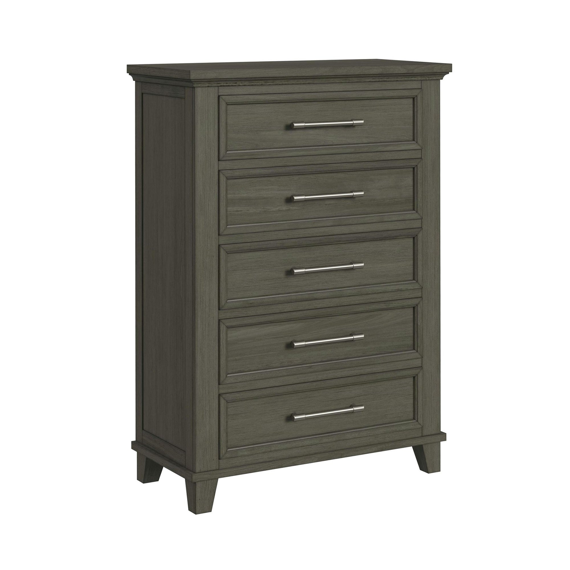 Canterbury 5-Drawer Chest In Grey