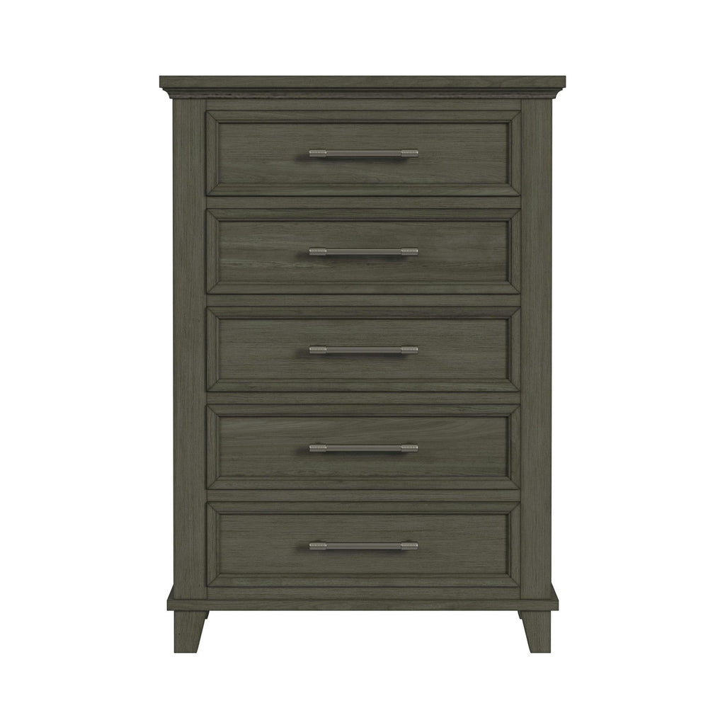 Canterbury 5-Drawer Chest In Grey
