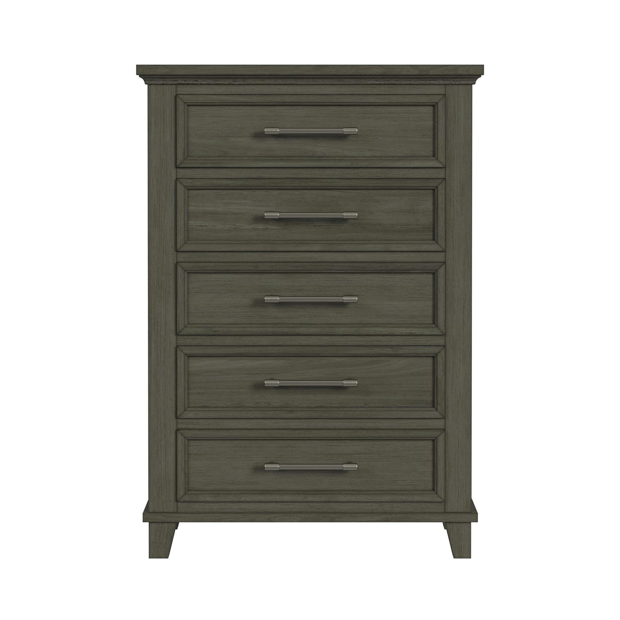 Canterbury 5-Drawer Chest In Grey