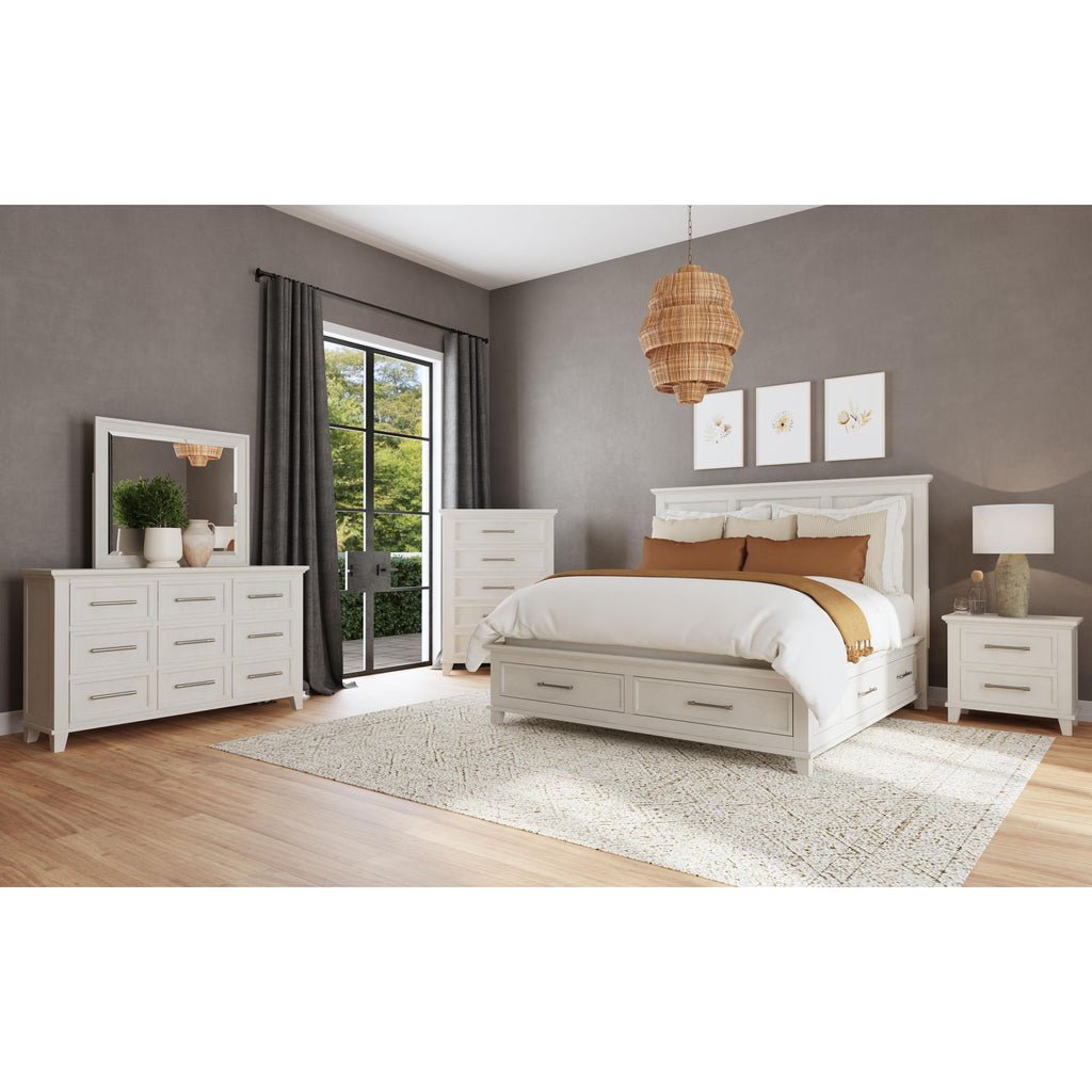 Canterbury 9-Drawer Dresser In Ivory