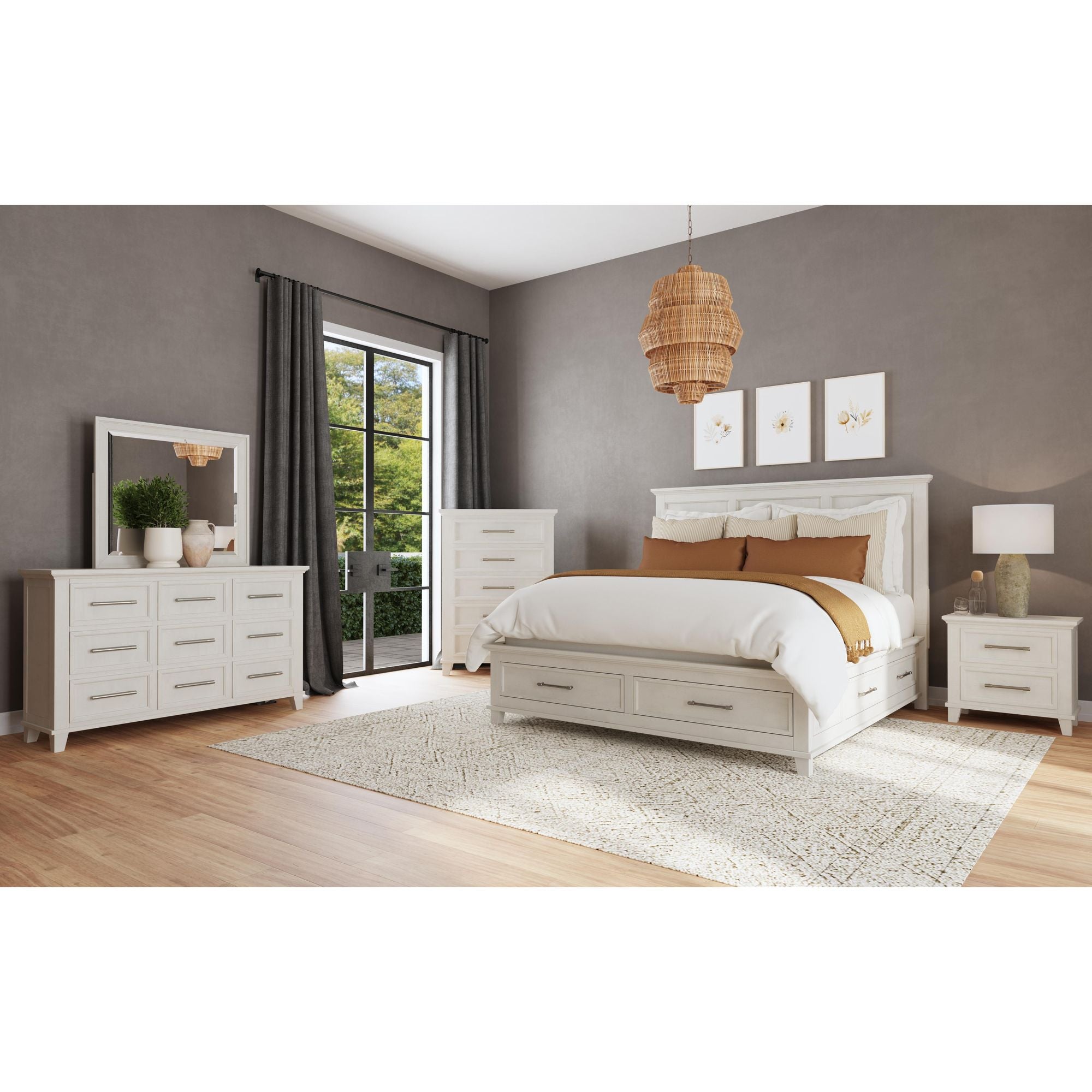 Canterbury 5-Drawer Chest In Ivory